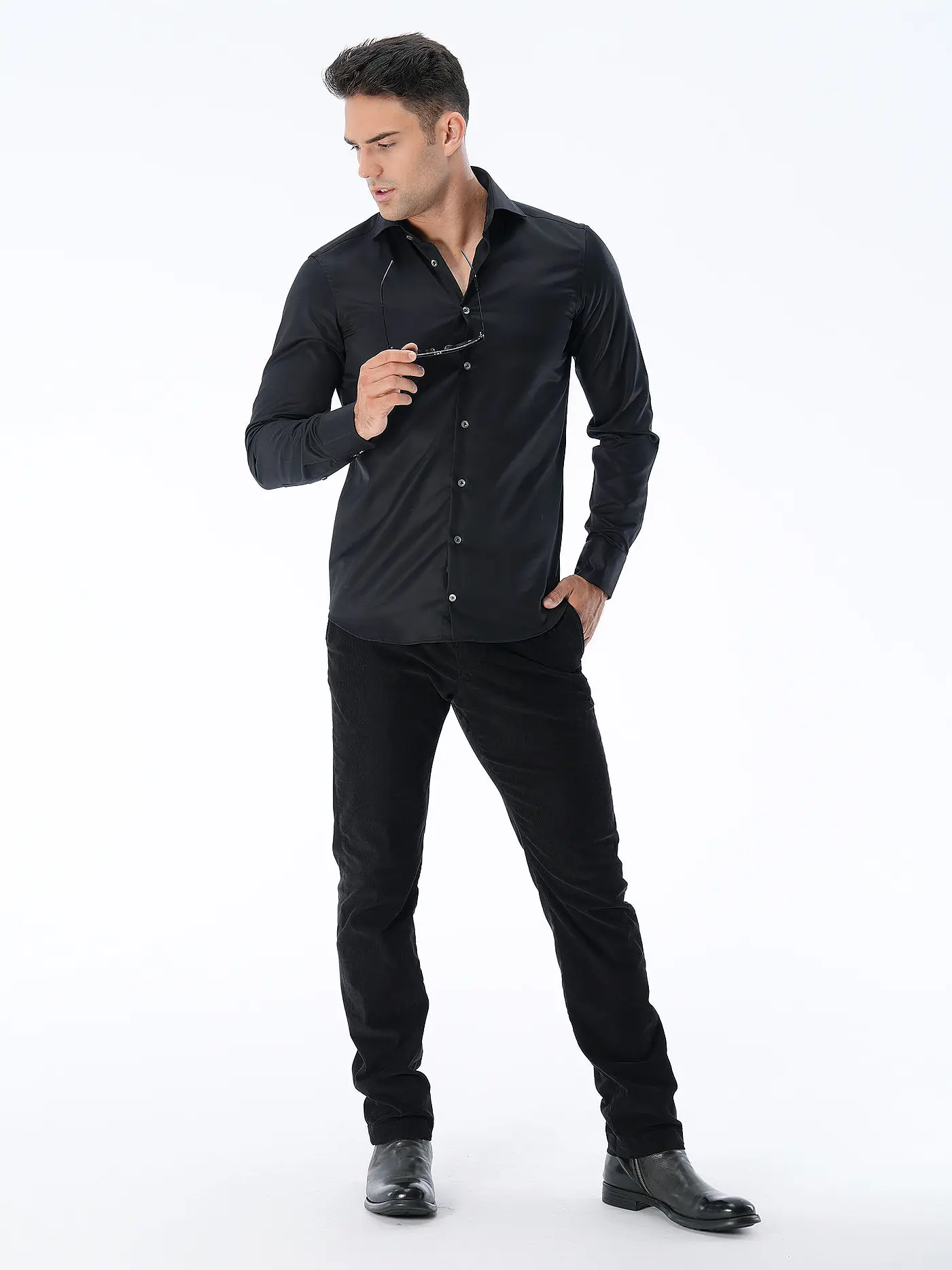 VAN LAACK | Hemd Tailor Fit | schwarz